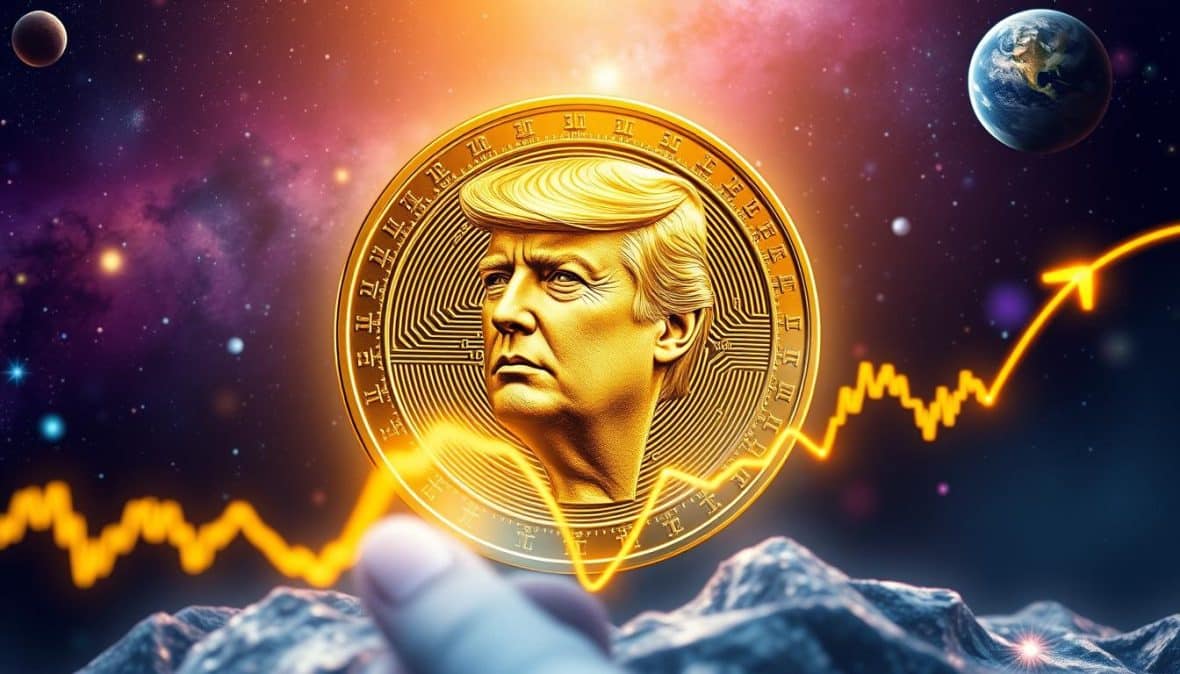 DONALD TRUMP token to the moon