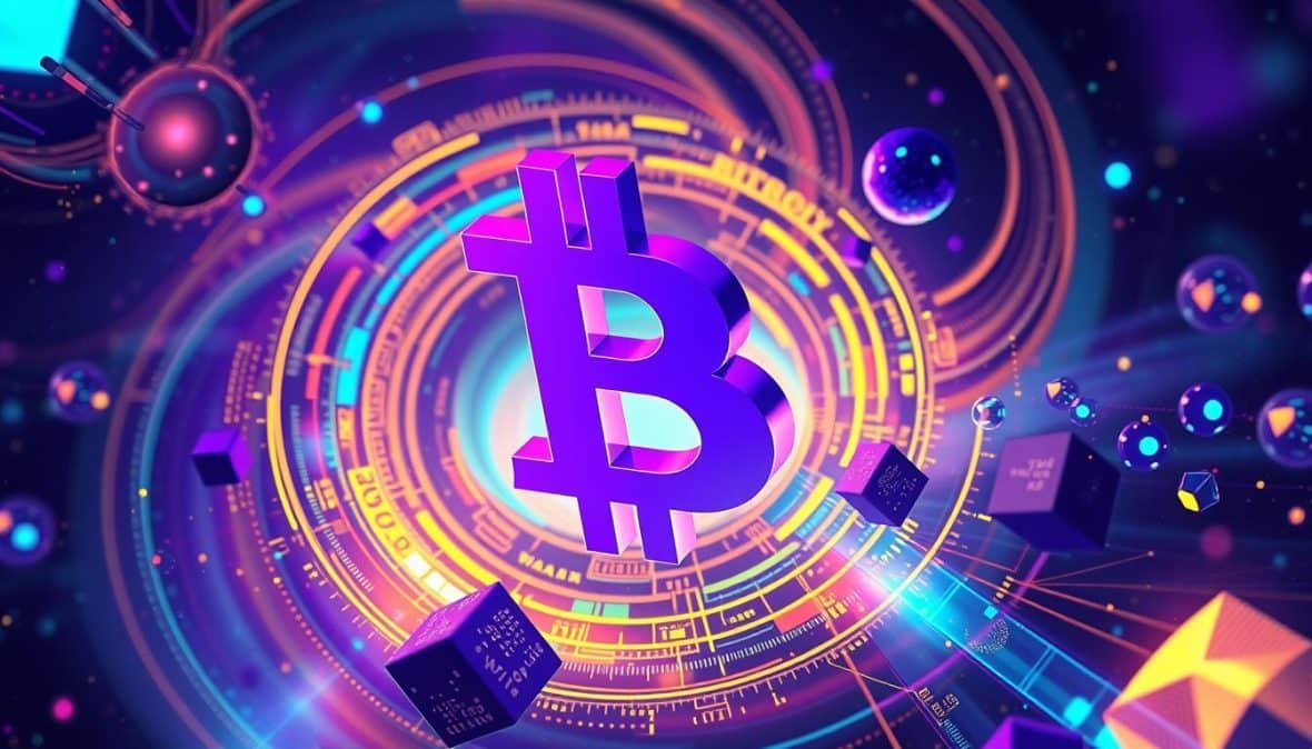 purple bitcoin