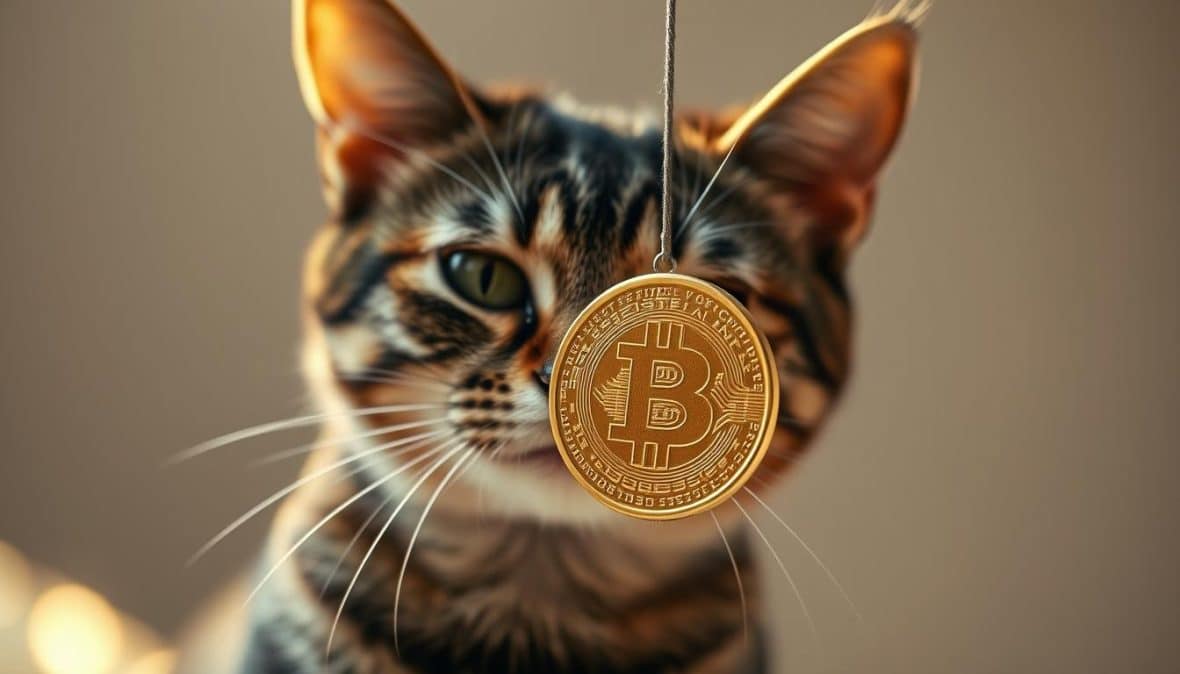 cat staring meme coin