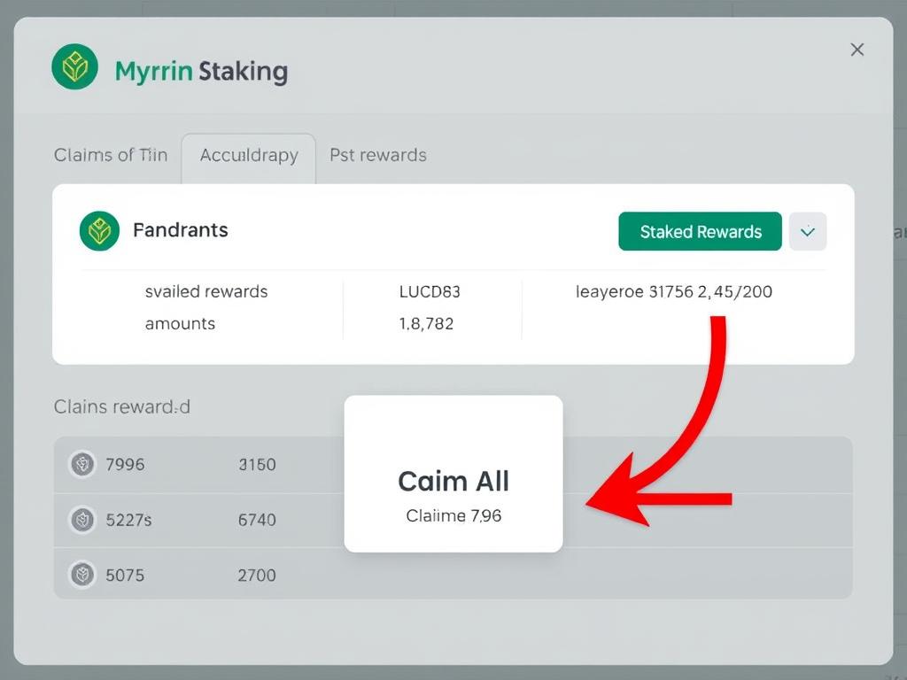 Claiming RON staking rewards in /farm-ron guide
