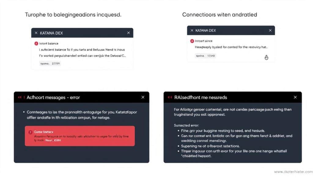 Troubleshooting common issues when swapping tokens on Katana