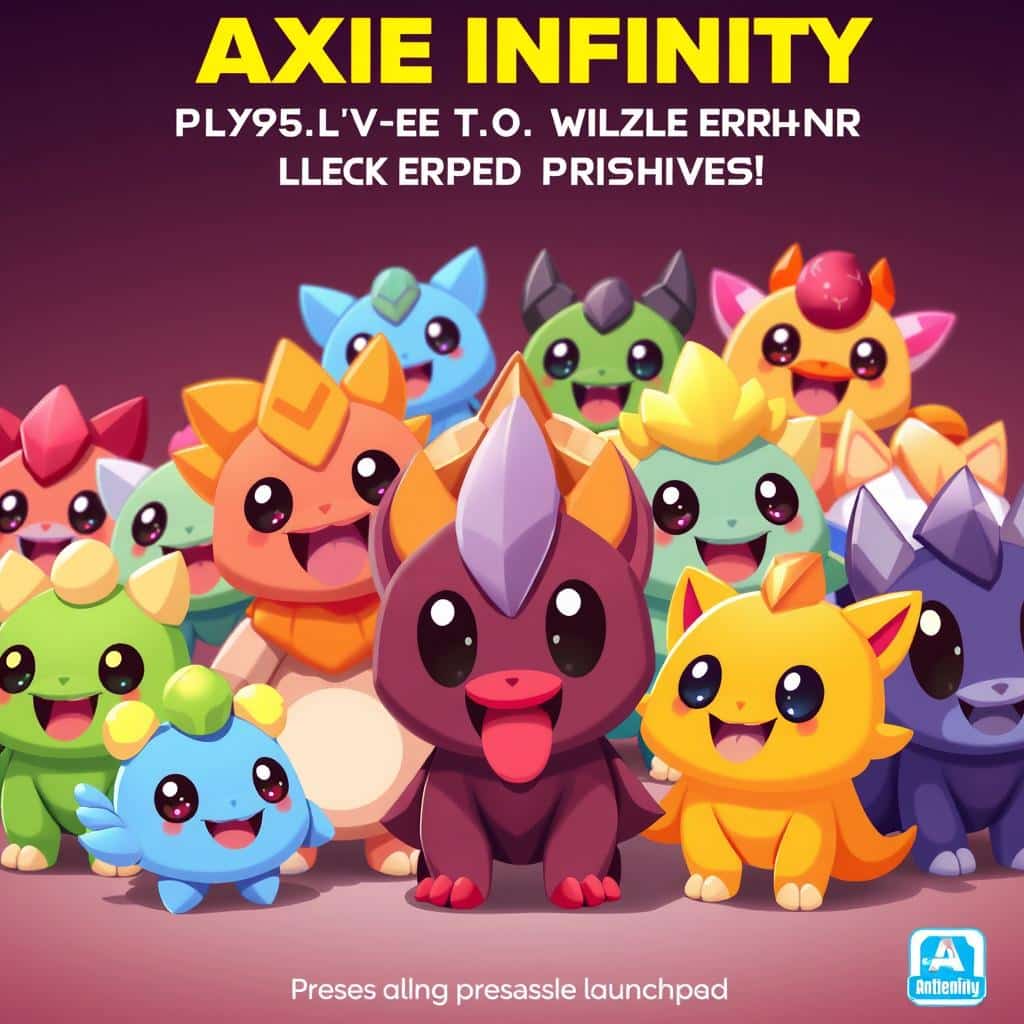Axie Infinity game characters representing a successful crypto presale project